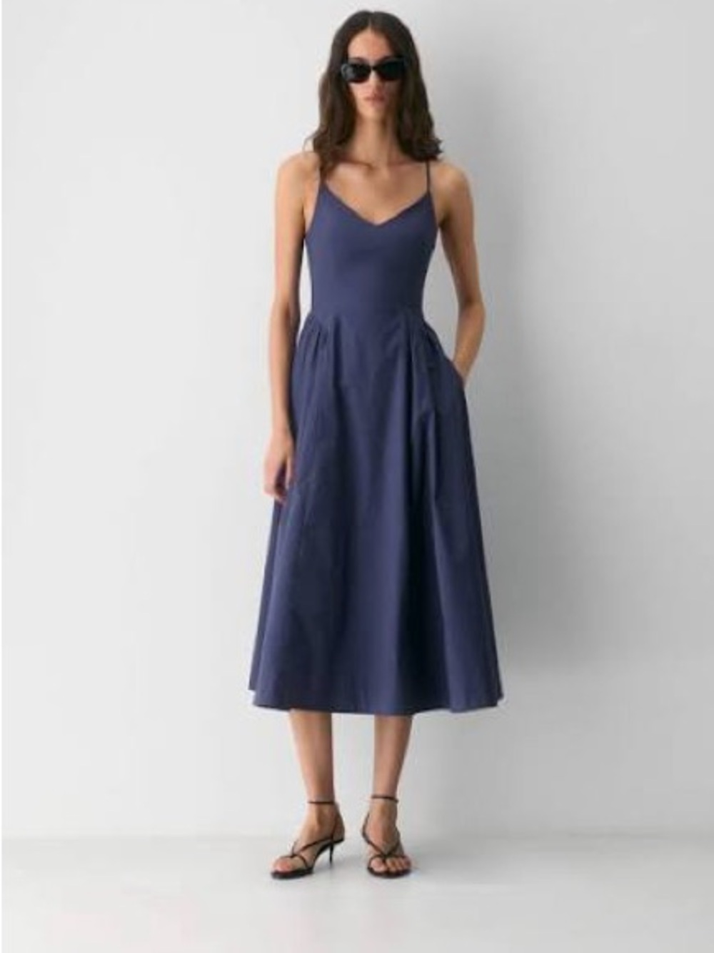 ARITZIA POPLIN TECHNIQUE DRESS